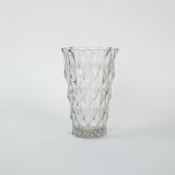 Crystal vase, Italian design, 1960s, manufactured in Italy