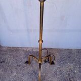 Brutalist beaten iron floor lamp ep 1940/50
