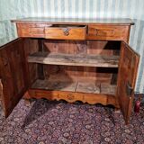 Low Louis XVI Cherrywood Sideboard, Transition, 18th Century