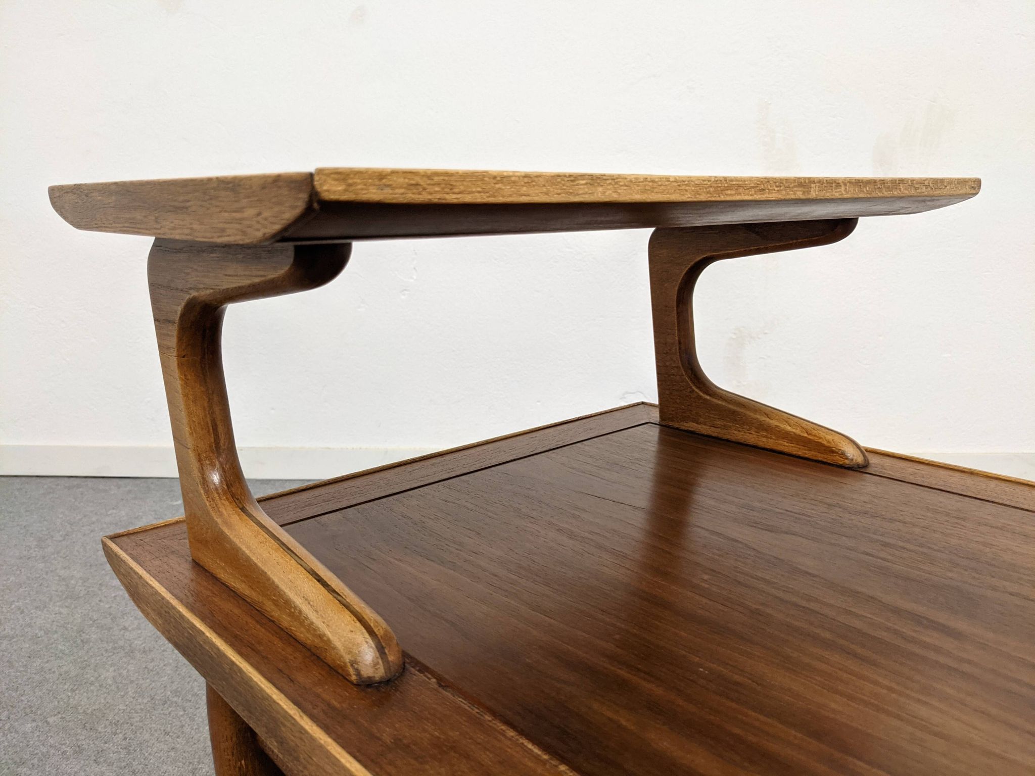 Modernist coffee or side table by Lane Furniture, USA circa 1950.