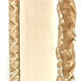 Old gilded mirror louis XV Rococo style Napoleon III era