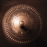 Vintage glass ceiling or wall lamp, Italy, 1960s