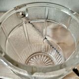 1950s frosted glass ice bucket