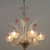 20th Century Modern Venetian Murano Glass Chandelier "Ca'rezzonico" Style