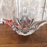 Old empty crystal cup pocket by vallerysthal vintage