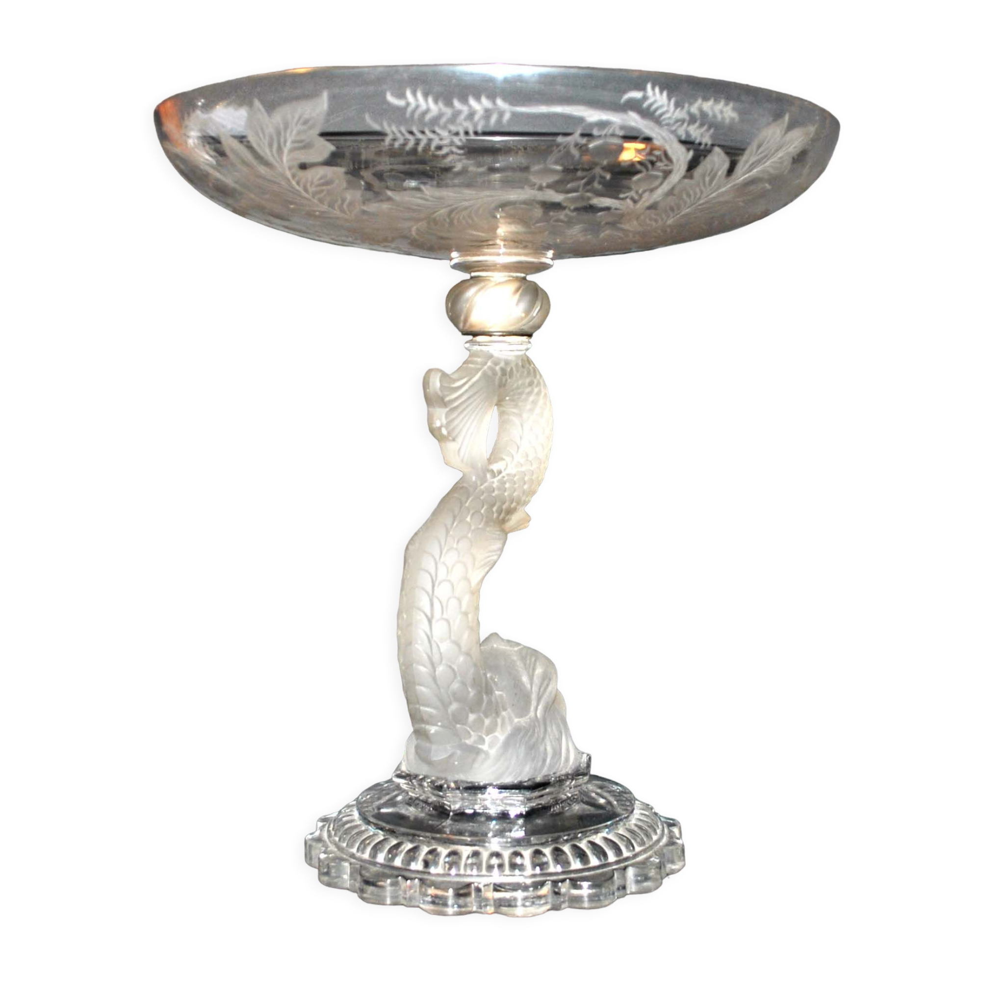 Standing cup dauphin crystal of baccarat 1897