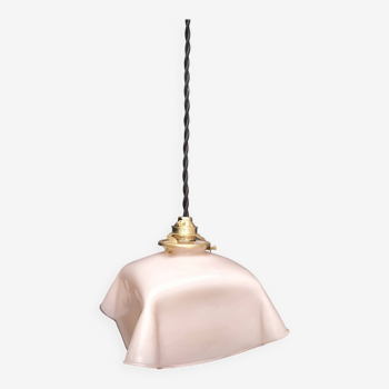 Pink opaline pendant light