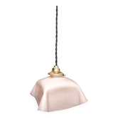 Pink opaline pendant light