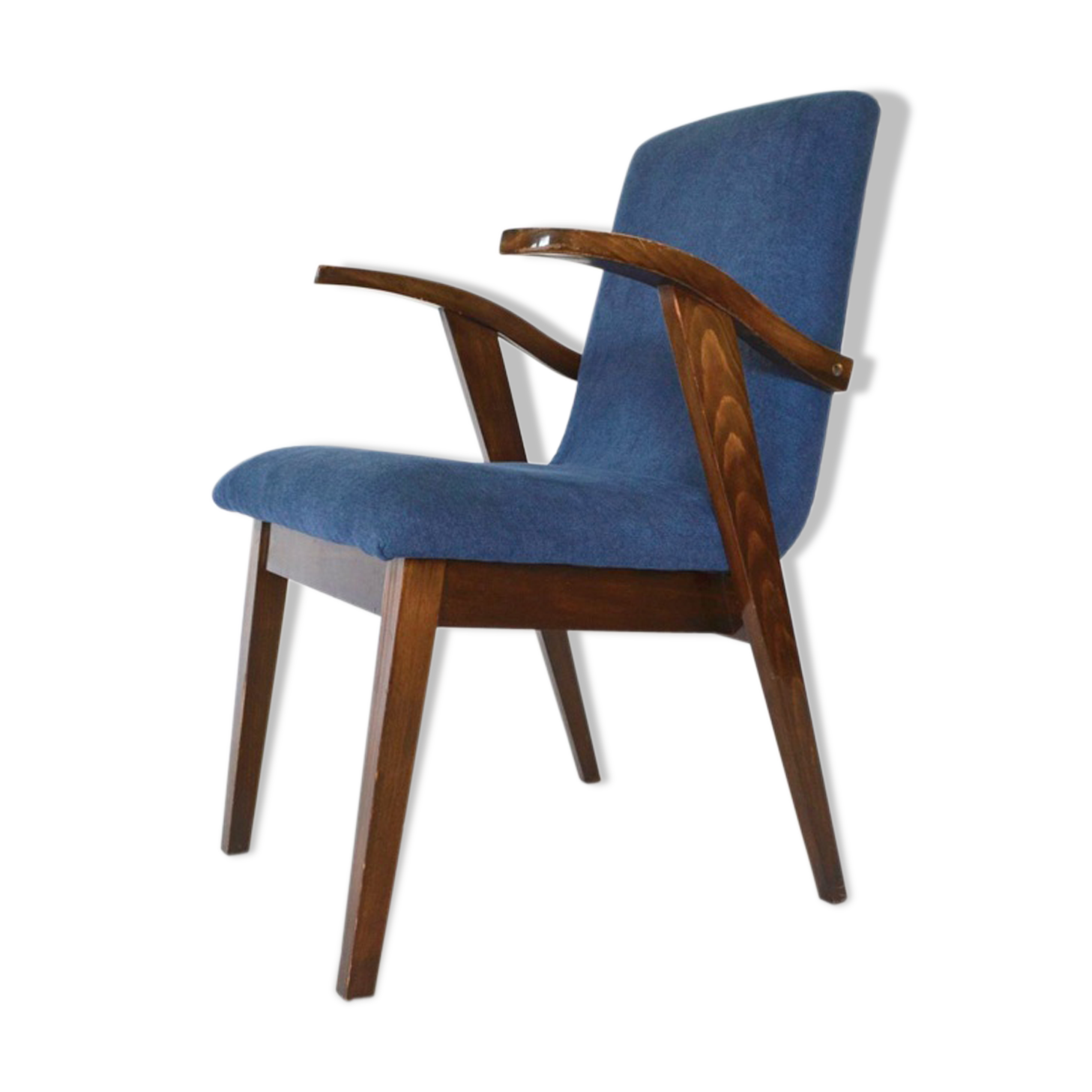 Armchair type 300-123 Puchały by Mieczysław Puchała for Bystrzycka furniture factory, years 1950