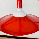 Suspension Rolly rises and falls space age 70s red
