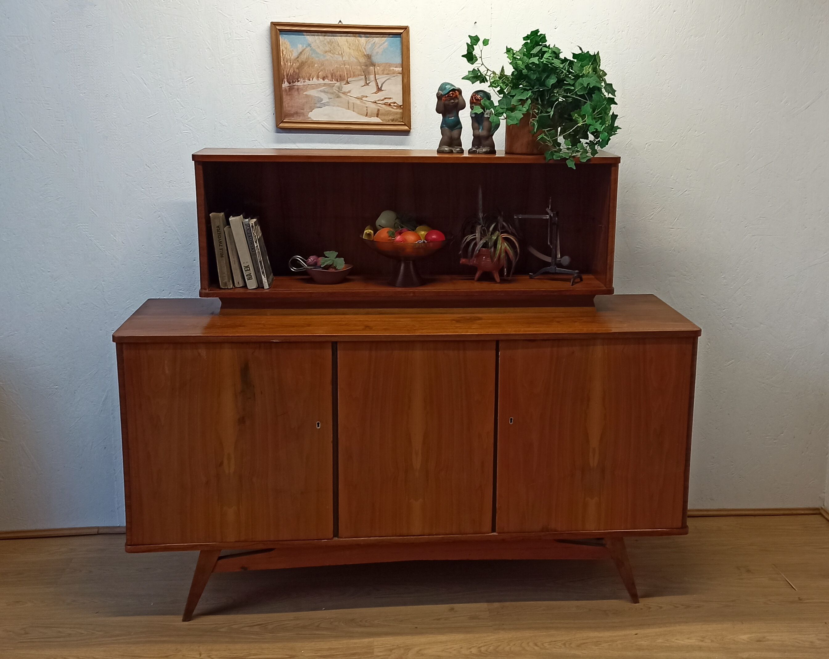 Modernist bookcase of the 1960s