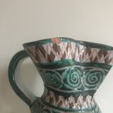 Robert Picault's earthenware pitcher in Vallauris design 1950