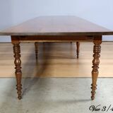 Important Community Table in Oak and Walnut – Late 19th Century