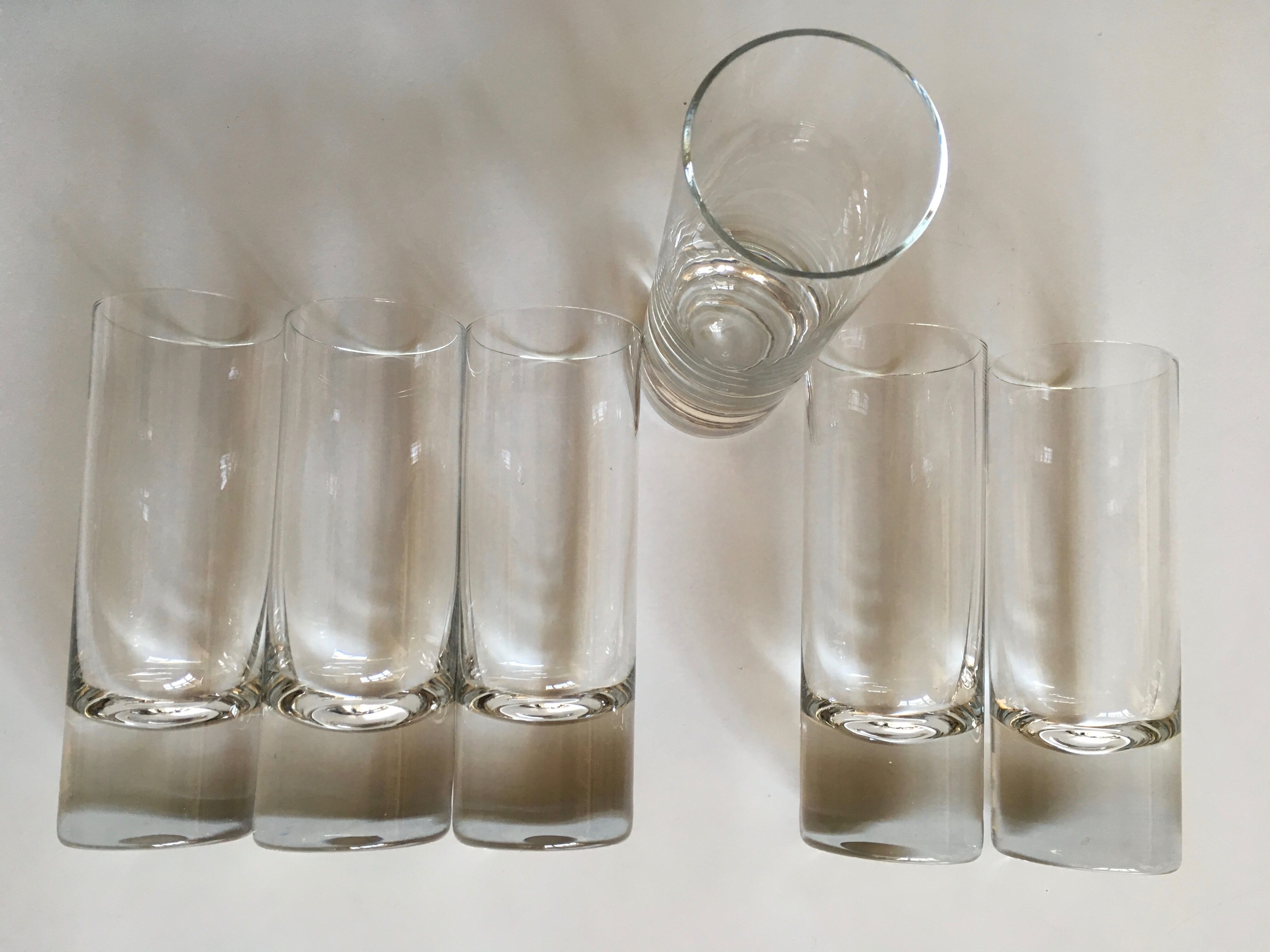 Suite 6 rights 60s Crystal tumblers glasses