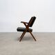 Leather lounge chair by Dal Vera