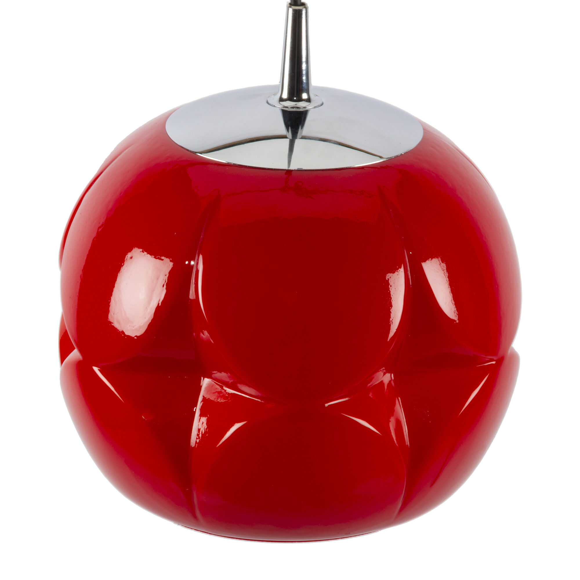 Red Peil & Putzler Pendant Lamp