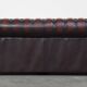 Chesterfield 2.5 seater sofa in dark red cowhide leather
