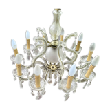 10-branch glass tassel chandelier