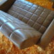 Sofa bench skai camel 50s