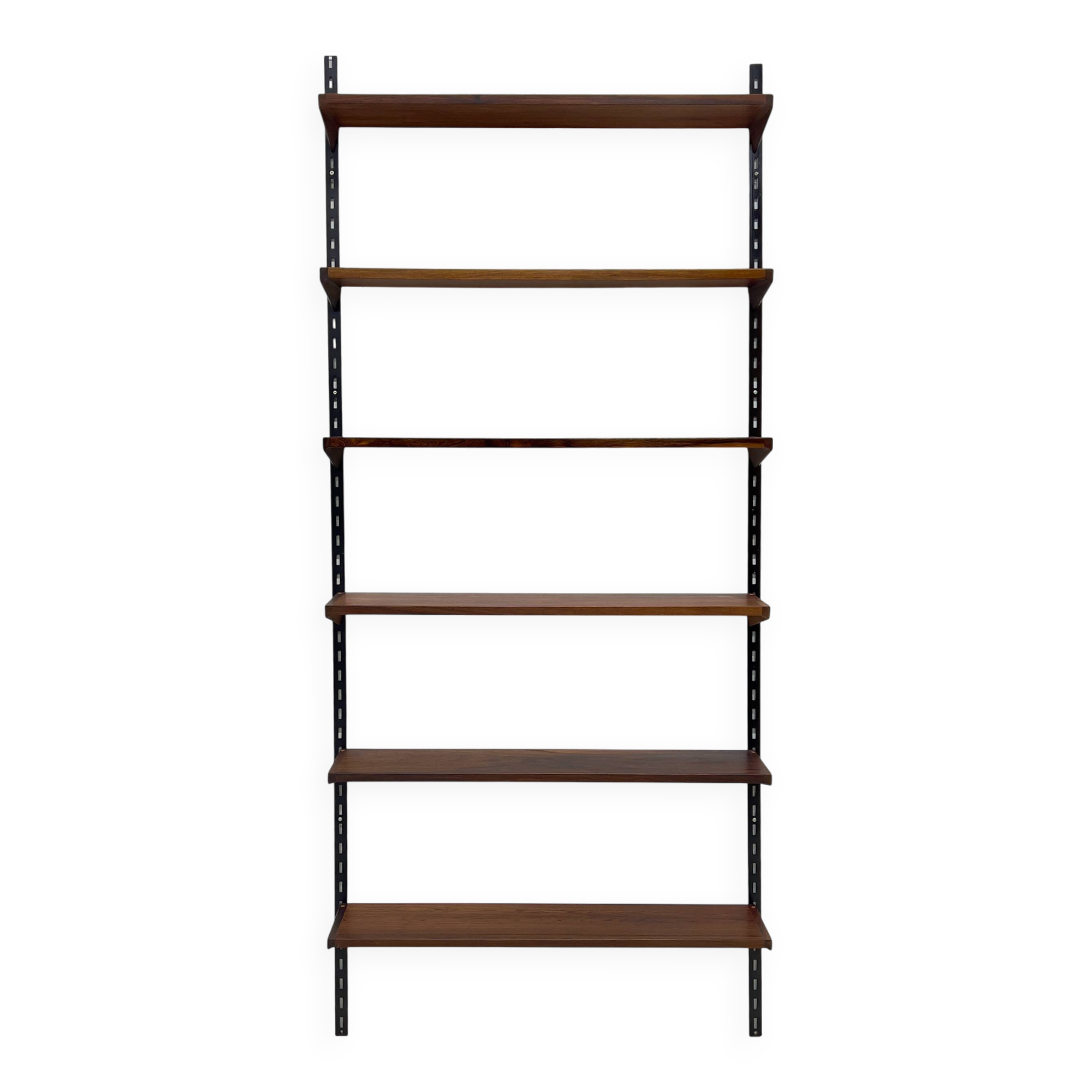 Rosewood Shelves By Kai Kristiansen For Feldballes, 1960s.