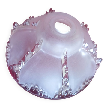 Ezan france 2x lampshade frosted glass & clear glaze