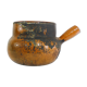 Old toupine, glazed terracotta pottery, haute Pyrenees