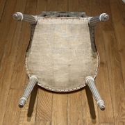 Pair of chairs, lyre back, based on a model by Jacob, Louis XVI style.