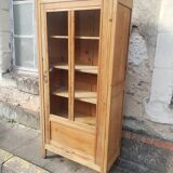 Parisian cabinet glazed raw wood