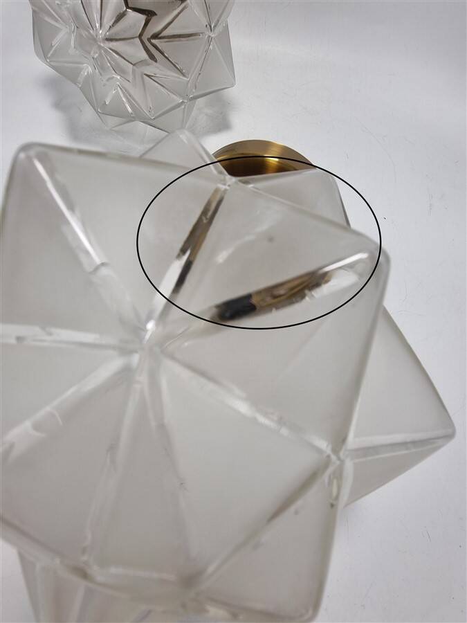 Pair of star wall lights