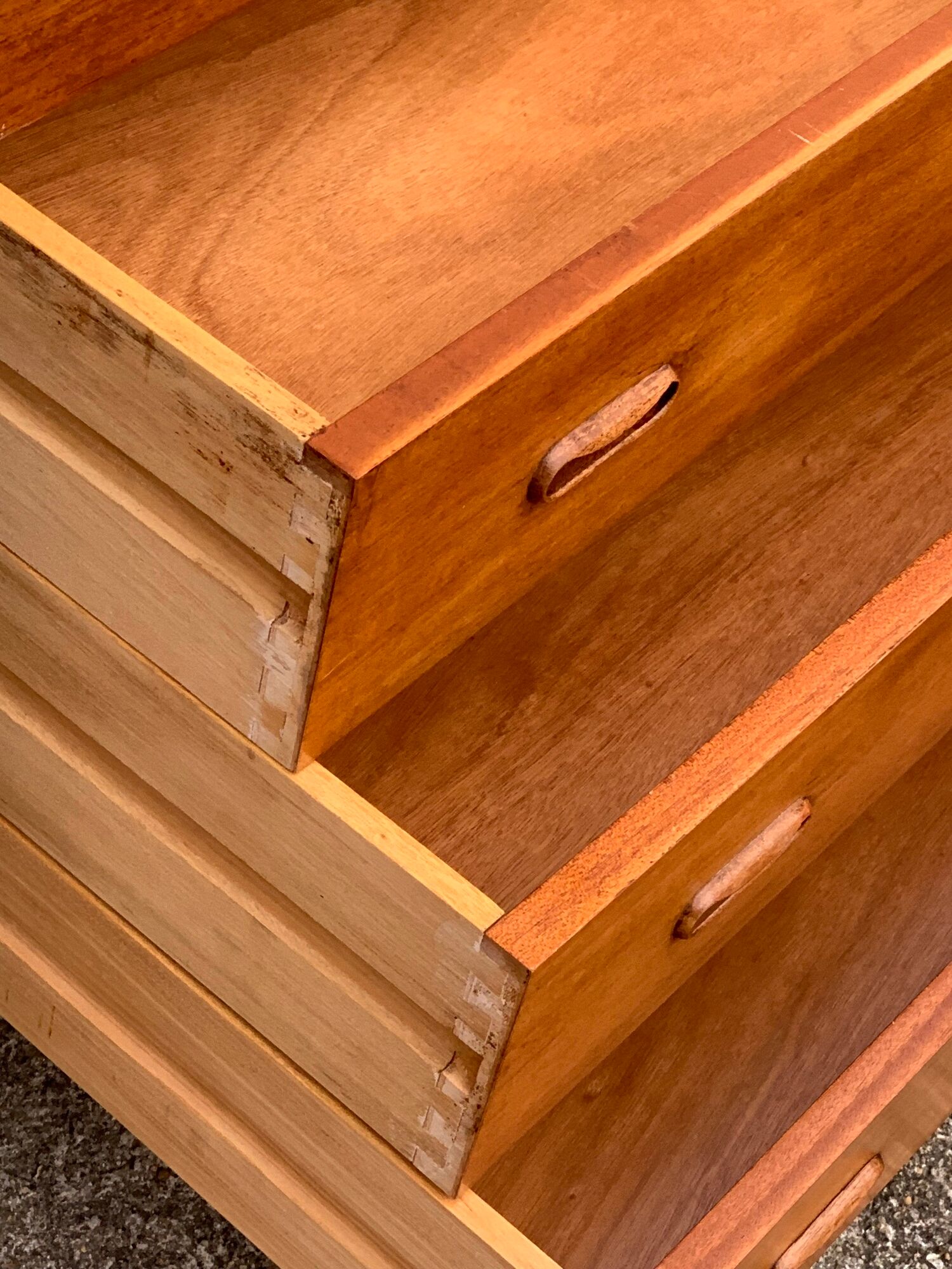 Pair of Scandinavian teak chests of drawers 1960