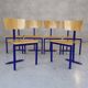 Lot 6 chaises vintage style Marko N1 – piètement trépied