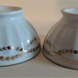 Pair of chauvigny porcelain bowls 60s