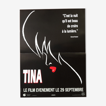 Affiche cinéma originale « Tina » Tina Turner 40x60cm 1993