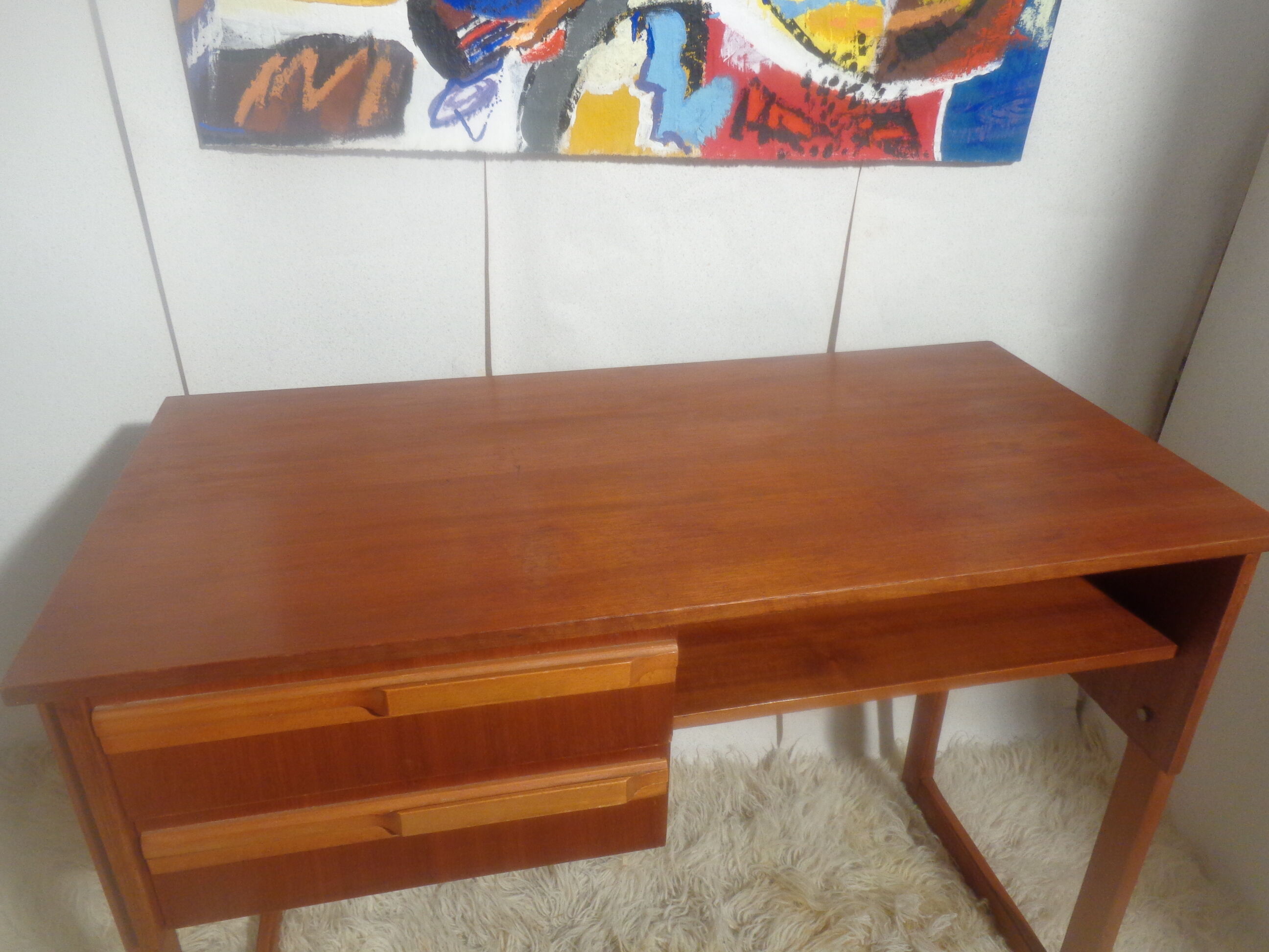 Vintage office of the 50s foot sled teak