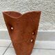 Vase forme organique peint
