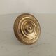 Empire furniture knob in gilded brass, 19th century.