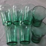 Lot of 7 vintage water glasses
