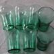 Lot de 7 verres  à eau vintage