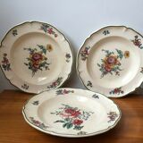 Set of 7 half-hollow plates Villeroy and Boch Mettlach 1562