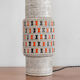 Guido Gambone enamelled ceramic lamp