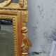 Antique gilded wooden mirror in Louis XVI style