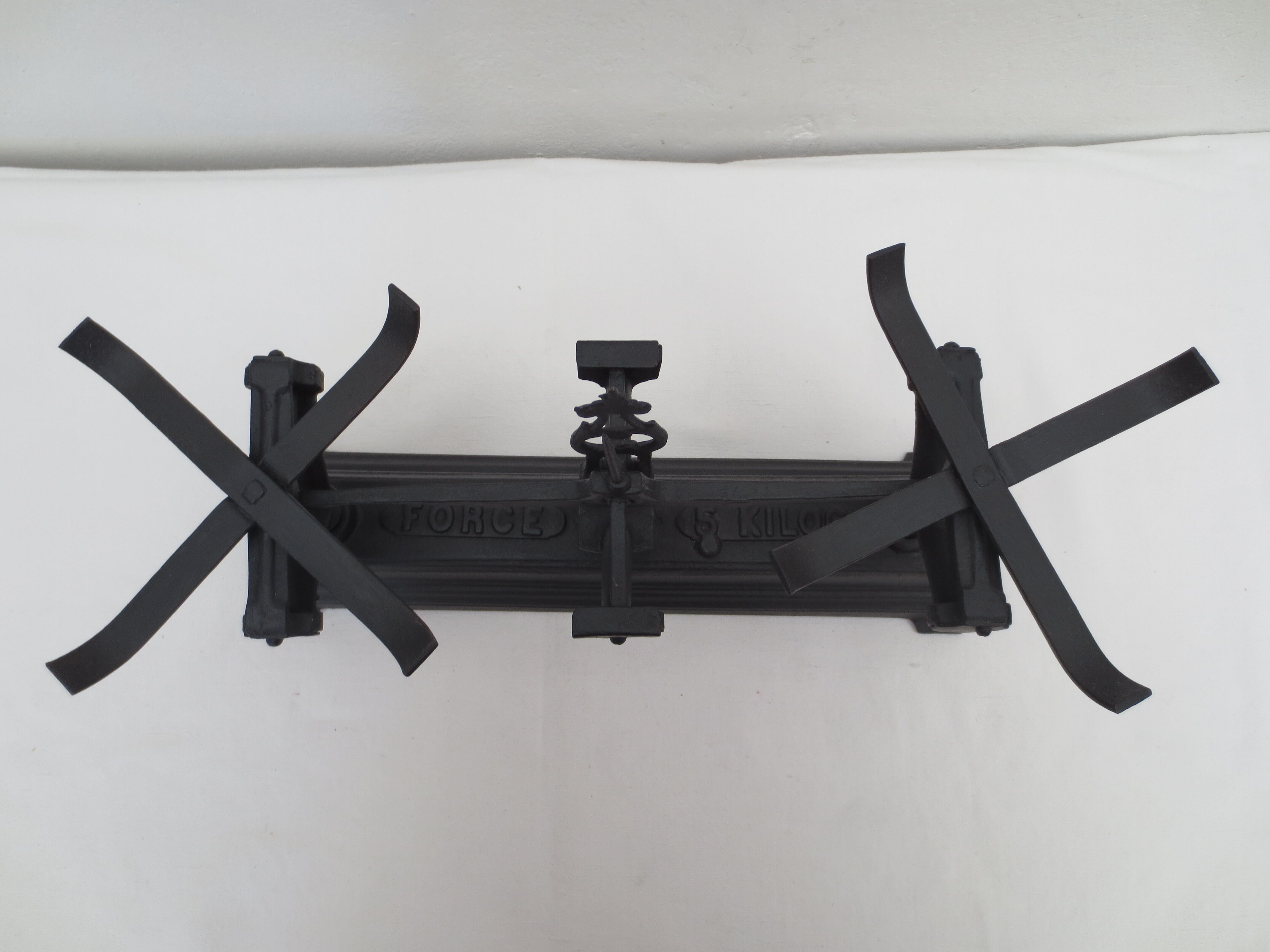 Balance roberval complète en fonte de couleur noire , force  5kg