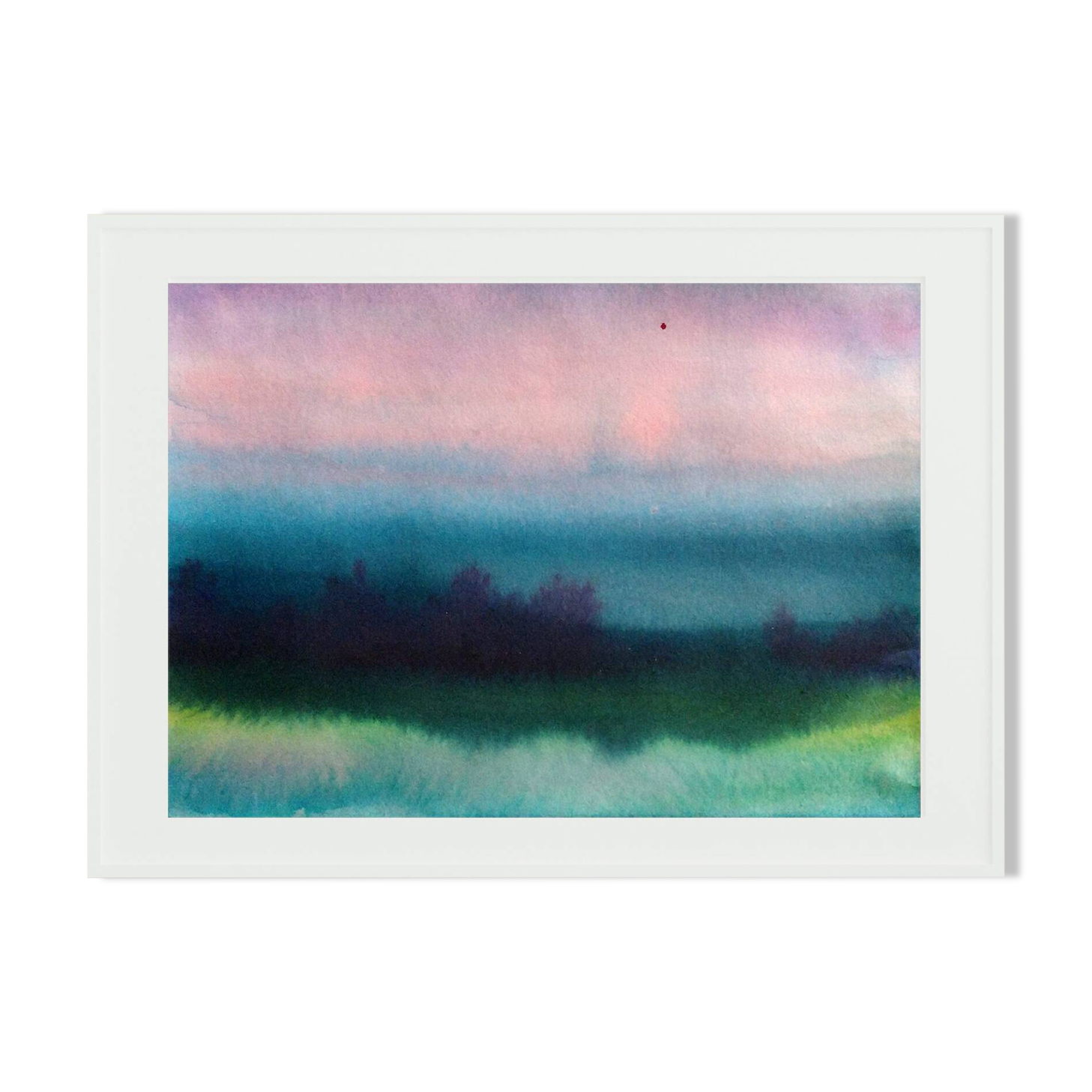 Ink landscape Between dog and wolf 5