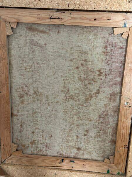 Original mid-century European oil on canvas – “Still Life” by Roy – dated 1969 – vintage & framed – 75 × 64 cm (29.5" × 25.2")