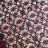 Vintage Indian Mahal handmade carpet 78cm x 125cm 1970s