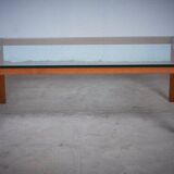 Teak and Glass Coffee Table, Denmark, 1960s