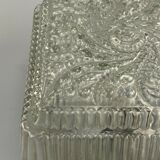 60s 70s Lamp Plafoniere Flush Mount Glass Space Age Design 70s