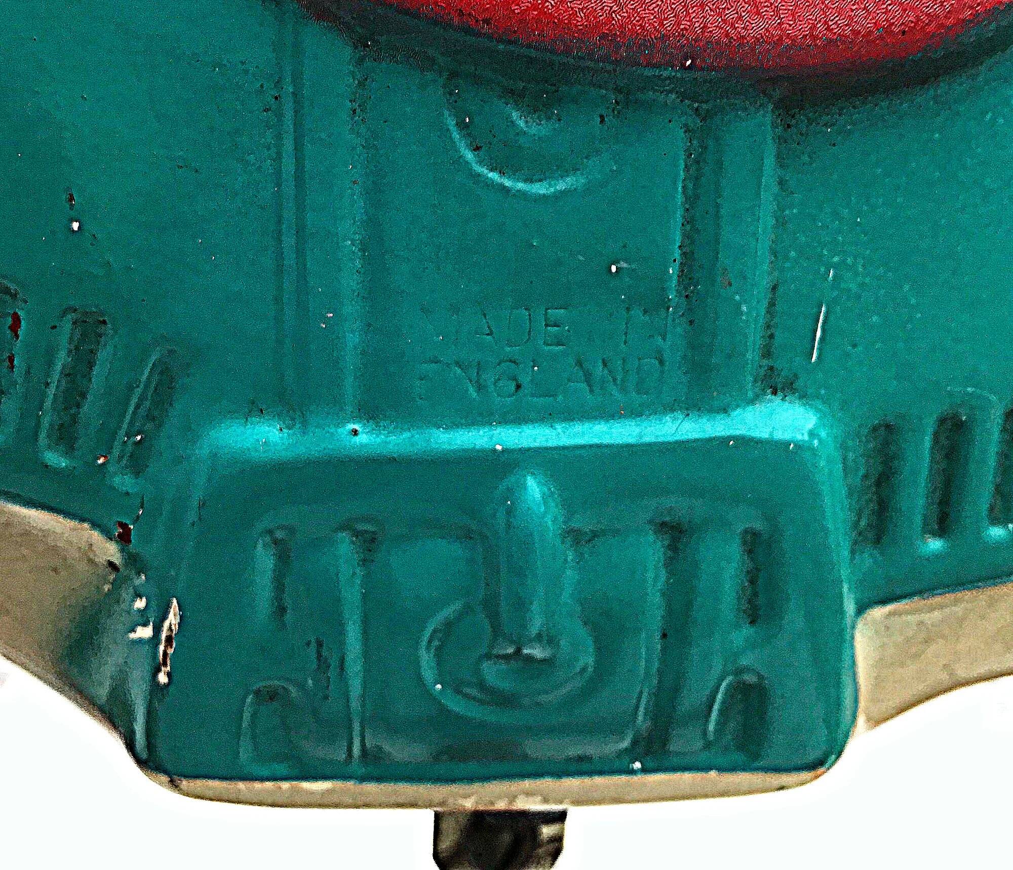 Antique mobo metal rocking horse