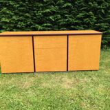 Vintage sycamore sideboard Mario Sabot 1970
