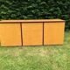 Vintage sycamore enfilade by Mario Sabot 1970